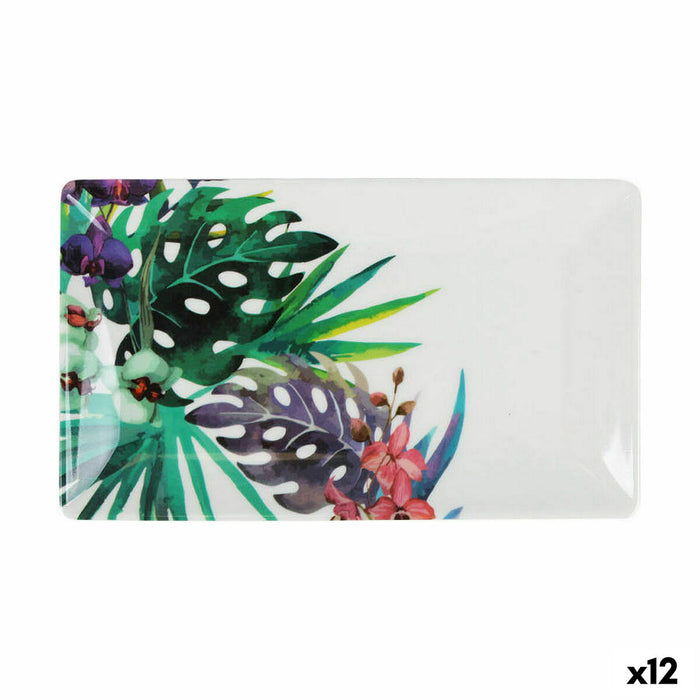 Tavă pentru gustari La Mediterránea 25 x 15 x 2 cm (12 Unități)