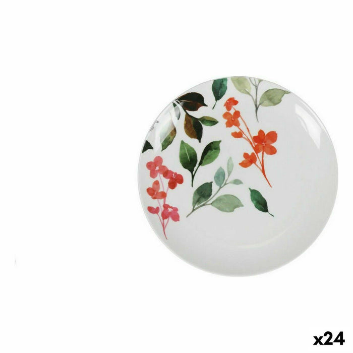Farfurie pentru desert La Mediterránea Petunia Melamina Luciu 20 x 20 x 1,8 cm (24 Unități)