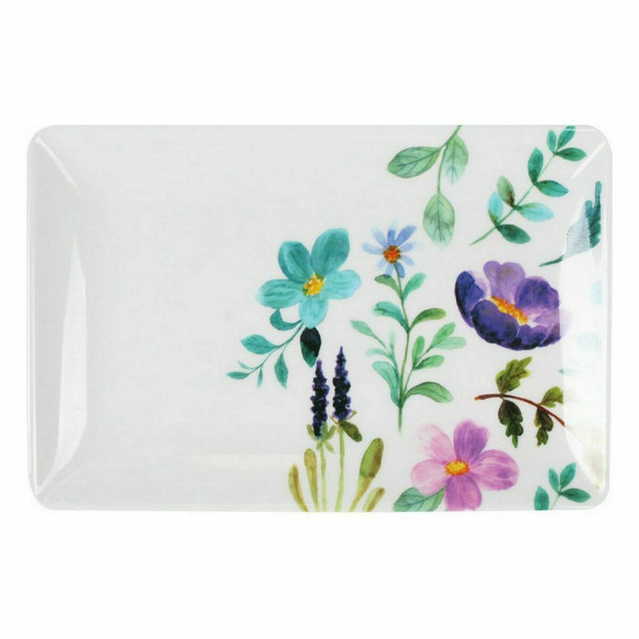 Tavă pentru gustari La Mediterránea Sakura Melamina Luciu 20 x 13 x 2 cm (24 Unități)