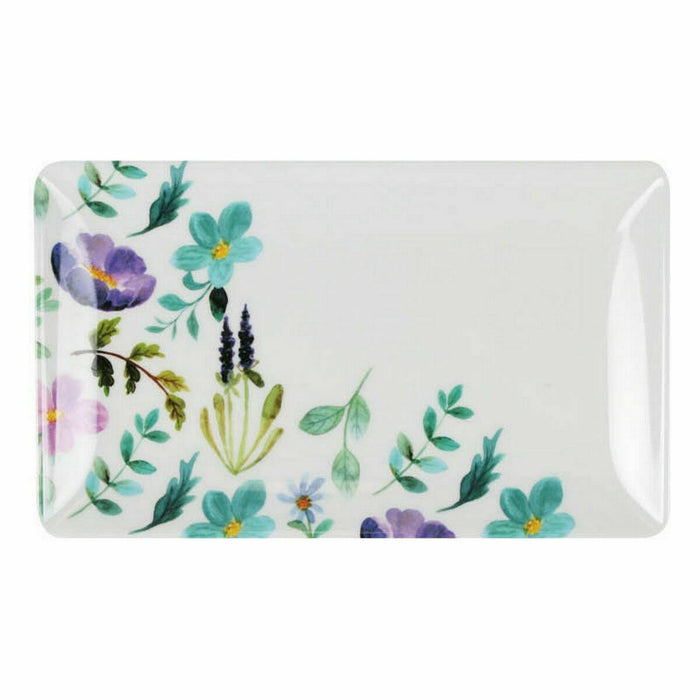 Tavă pentru gustari La Mediterránea Sakura Melamina Luciu 25 x 15 x 2 cm (12 Unități)