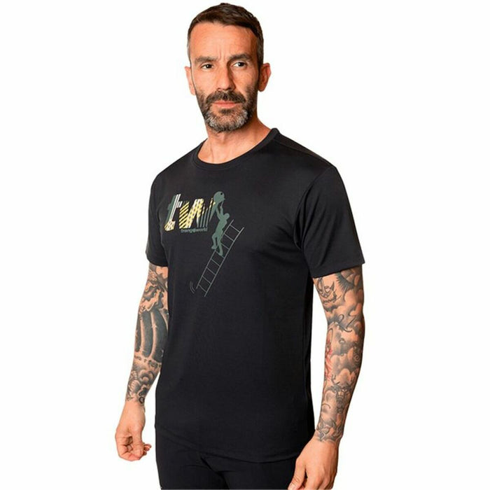 Tricou cu Mânecă Scurtă Bărbați Trangoworld Konak Negru