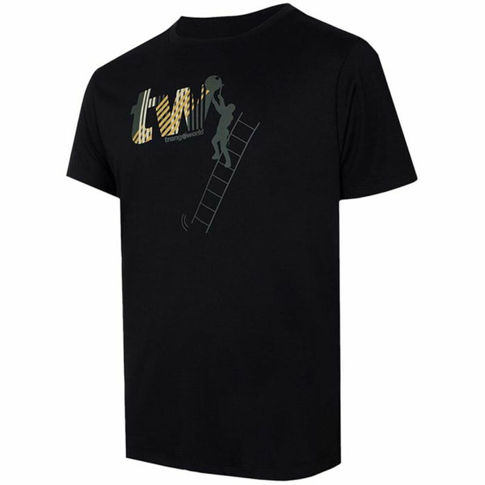 Tricou cu Mânecă Scurtă Bărbați Trangoworld Konak Negru