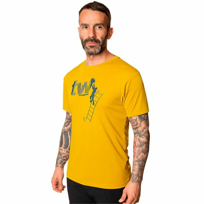 Tricou cu Mânecă Scurtă Bărbați Trangoworld Konak Galben