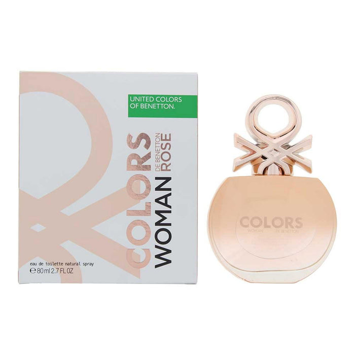 Apă de toaletă Benetton Colors Rose, pentru femei, 80 ml