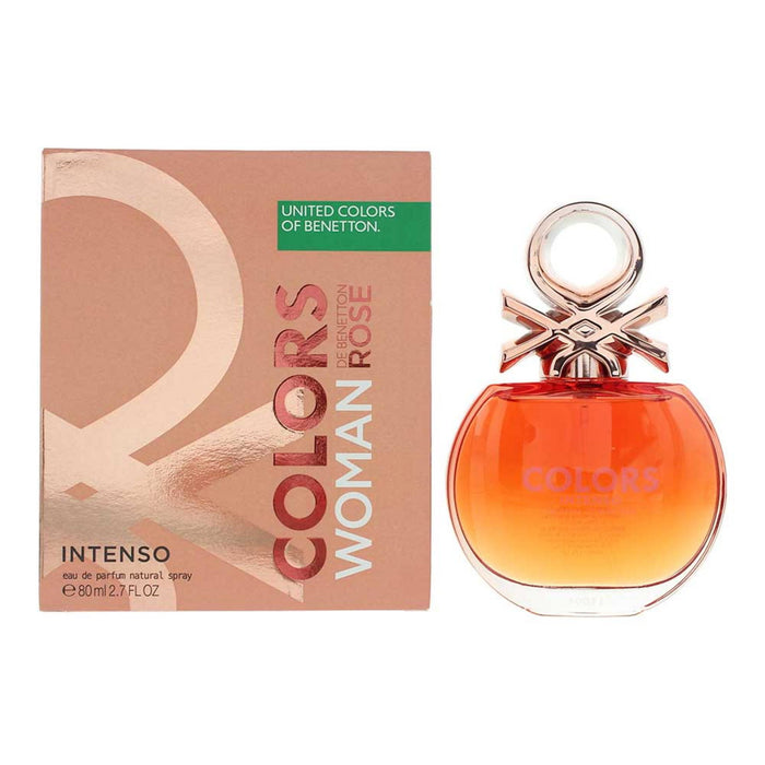 Apă de parfum Benetton Colors Woman Rose Intenso, pentru femei, 80 ml