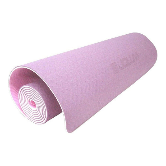 Pătură de yoga din iută Joluvi Pro Purpuriu Gumă Mărime unică (183 x 61 x 0,4 cm)