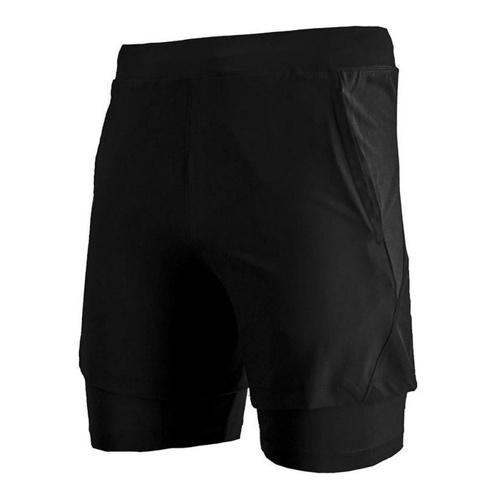 Pantaloni Scurți Sport pentru Bărbați Joluvi Best Running Negru