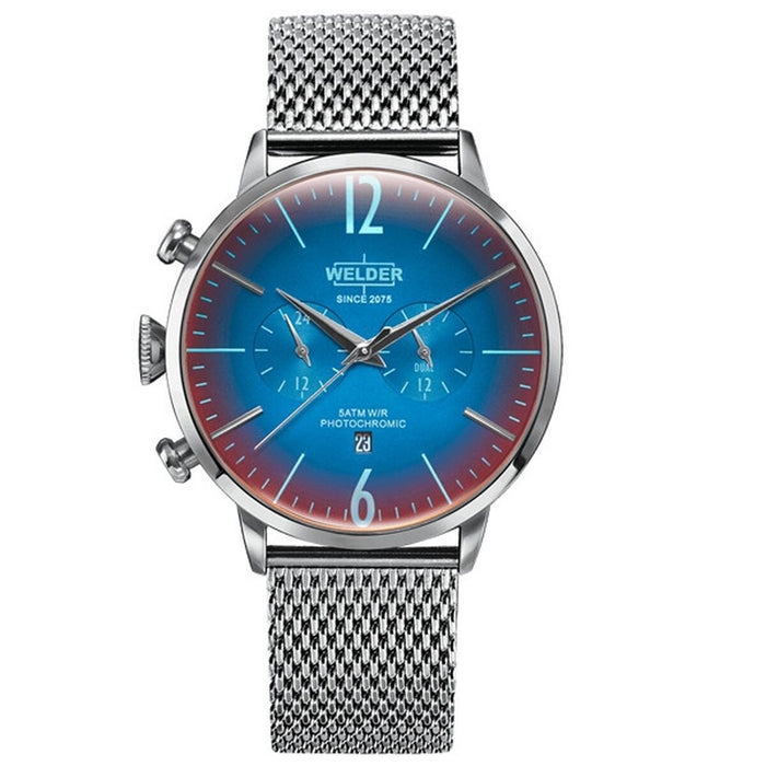 Ceas Bărbați Welder WWRC403 Portocaliu Argintiu