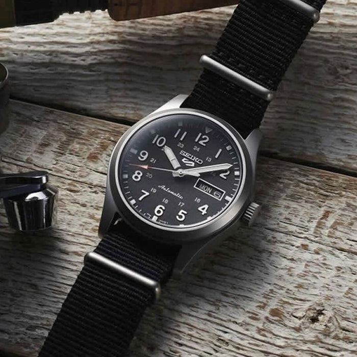 Ceas Bărbați Seiko SRPG37K1 Negru