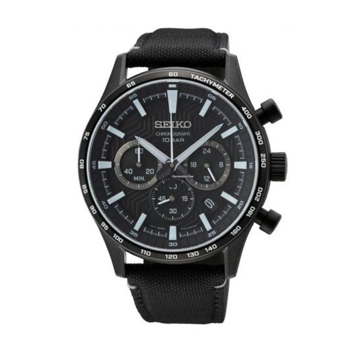 Ceas Bărbați Seiko SSB417P1 Negru