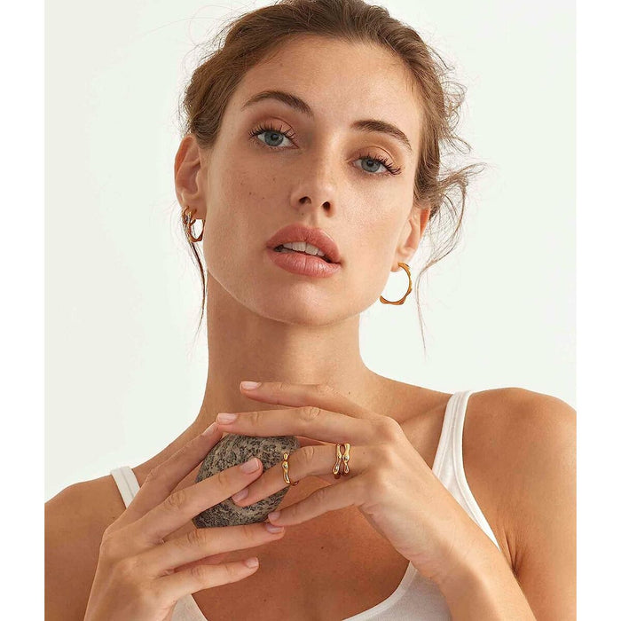 Cercei Damă Secrecy Argint Sterling 3,5 cm