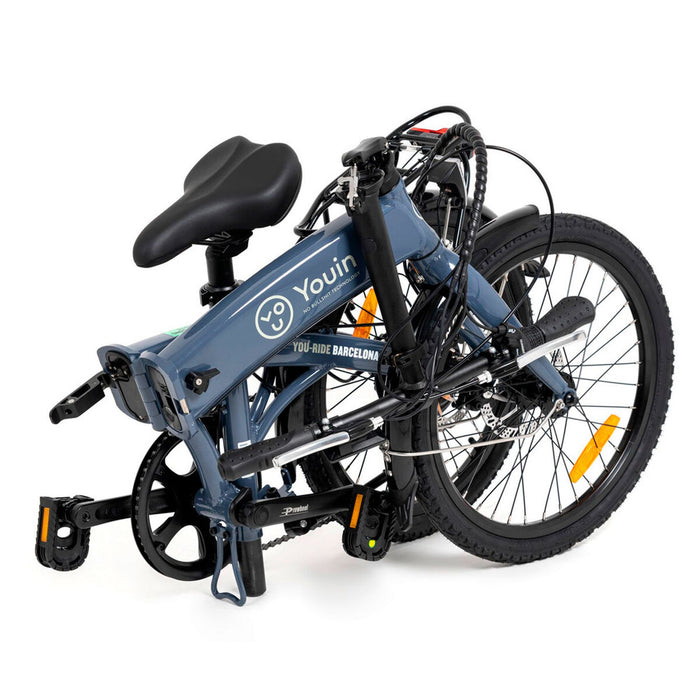 Bicicletă Electrică Youin You-Ride Barcelona 9600 mAh Gri Albastru 20" 250 W 25 km/h