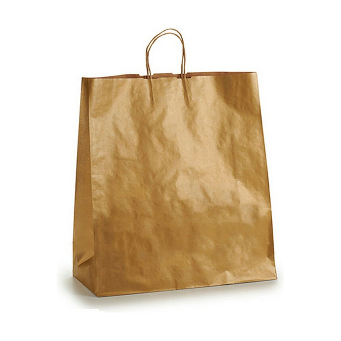Pungă din Hârtie 46 x 16 x 60 cm Auriu* (25 Unități)
