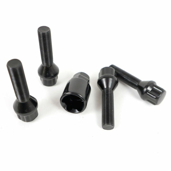 Șuruburi antifurt OMP OMPS09851201 M12 x 1,25 4 uds Negru