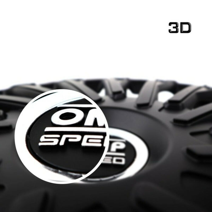 Capac de roată OMP Stinger Speed Negru 14" (4 uds)