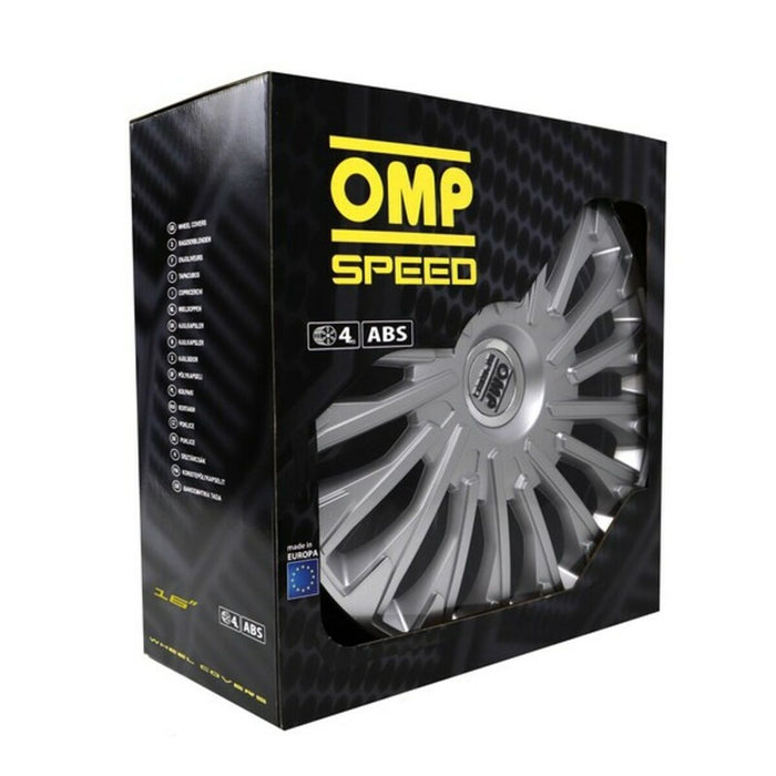 Capac de roată OMP Stinger Speed Argintiu 16" (4 uds)