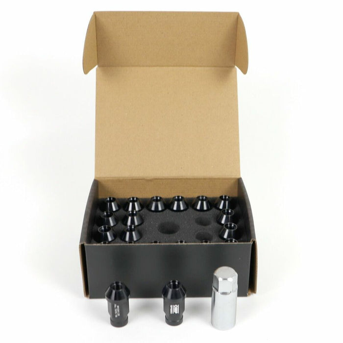 Set Piulițe OMP 7075 M12 x 1,25 40 mm 20 uds Negru