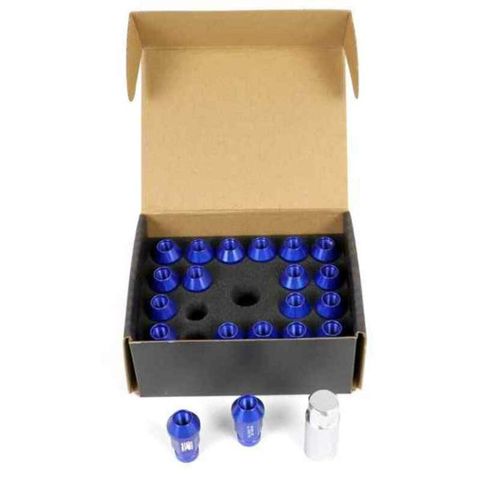 Set Piulițe OMP 7075 40 mm M12 x 1,50 20 uds Albastru