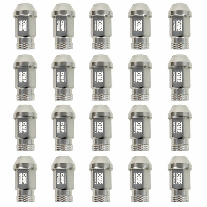 Set Piulițe OMP 7075 40 mm M14 x 1,50 20 uds Antracit