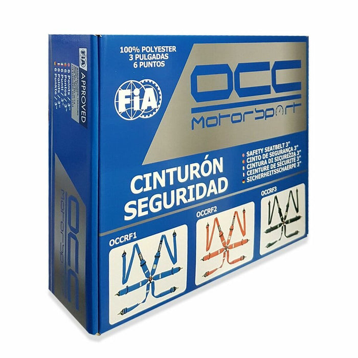 Harnaşament cu 6 puncte de fixare OCC Motorsport Roz