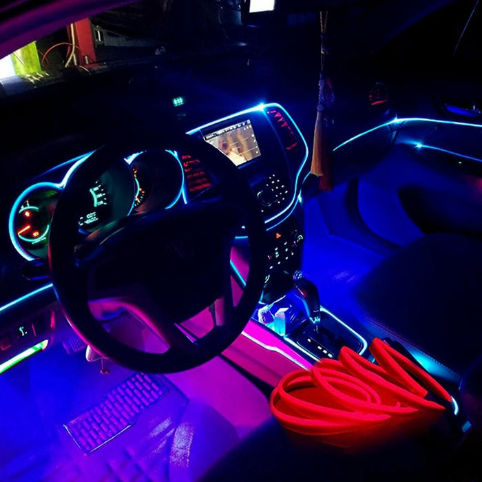 Banda de lumina neon OCC Motorsport 3 m Fibră optică