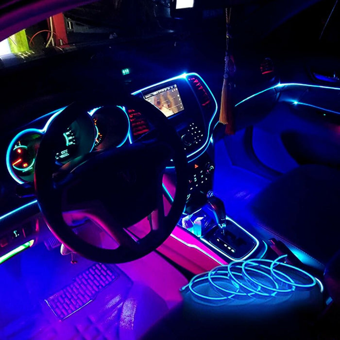 Banda de lumina neon OCC Motorsport 3 m Fibră optică