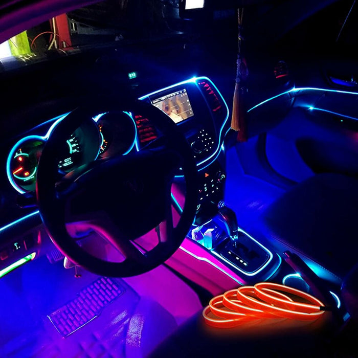 Banda de lumina neon OCC Motorsport 3 m Fibră optică