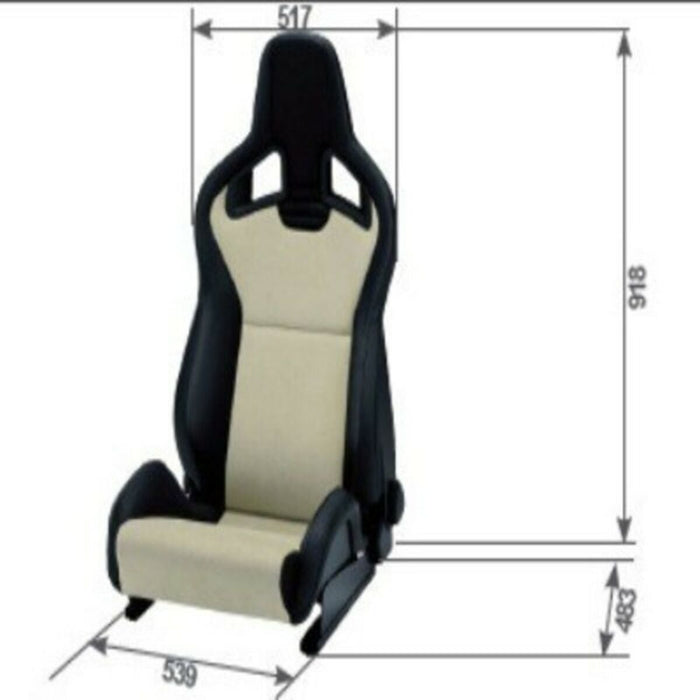 Scaun de curse Recaro SPORTSTER Negru