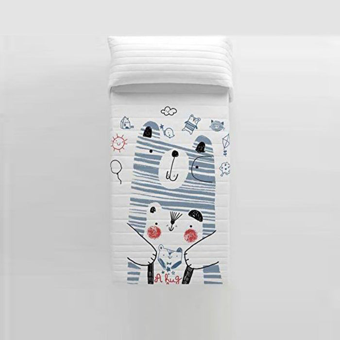 Cuvertură de pat reversibilă Daddy Bear Cool Kids (Pat 105)