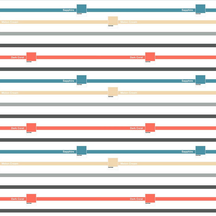 Set de foi Narrow Pantone