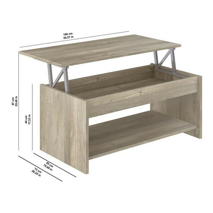 Masă de Cafea Lift Top Happy Dub (100 x 50 x 44,6 cm)