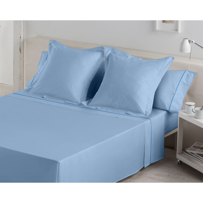 Set de foi Alexandra House Living Albastru Celeste Pat 90 3 Piese