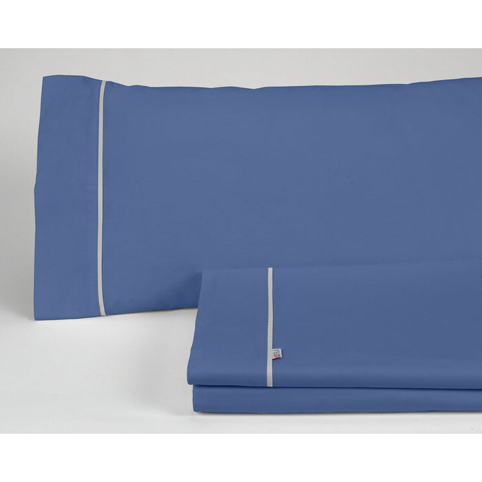 Set de foi Alexandra House Living Albastru Pat 135/140 3 Piese