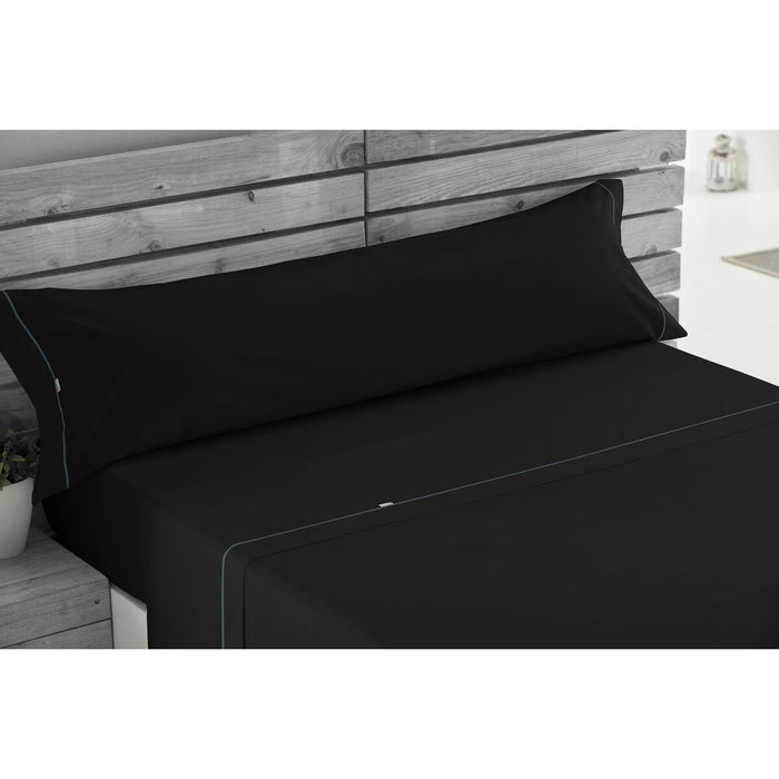 Set de foi Alexandra House Living Negru Pat 90 3 Piese