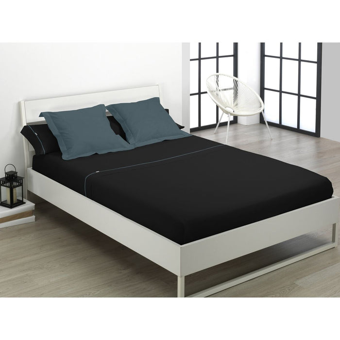 Set de foi Alexandra House Living Negru Pat 90 3 Piese