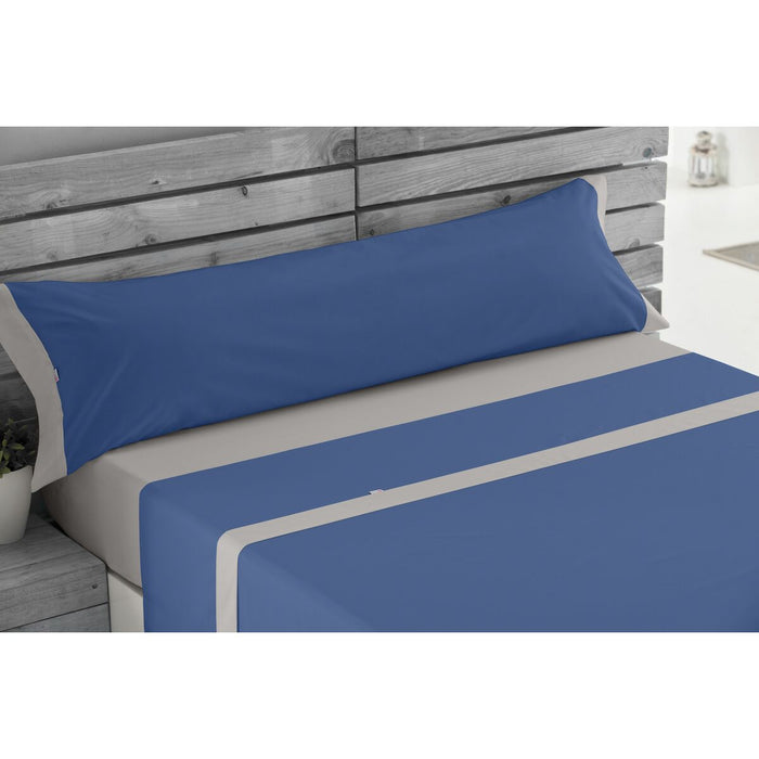 Set de foi Alexandra House Living Albastru Pat 135/140 3 Piese