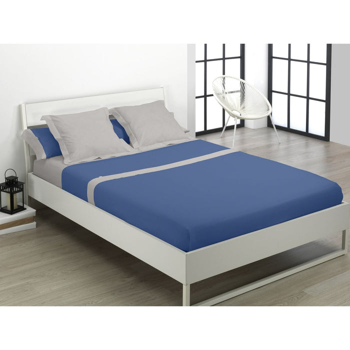 Set de foi Alexandra House Living Albastru Pat 180 4 Piese