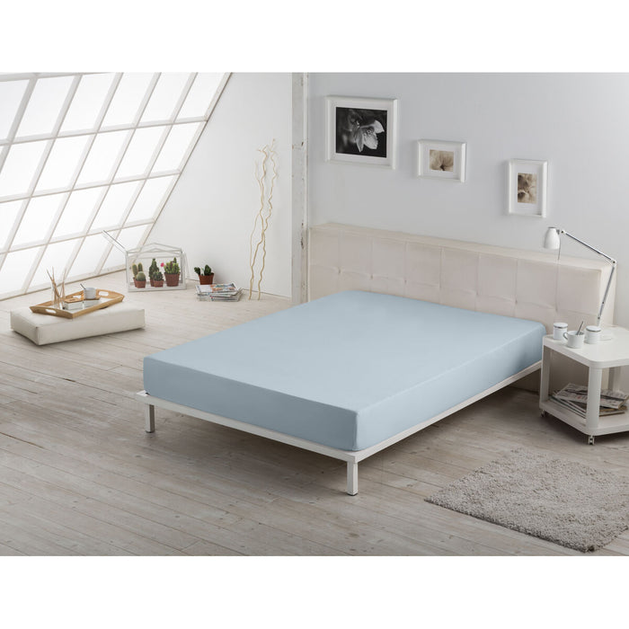 Foaie de jos Alexandra House Living Albastru Celeste 150 x 190/200 cm