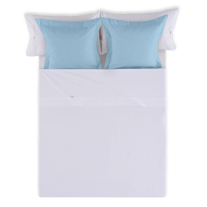 Husă de pernă de canapea Alexandra House Living Albastru Celeste 55 x 55 + 5 cm