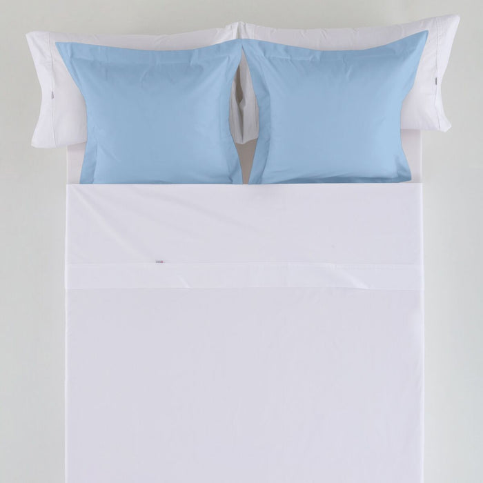 Husă de pernă de canapea Alexandra House Living Albastru Celeste 55 x 55 + 5 cm