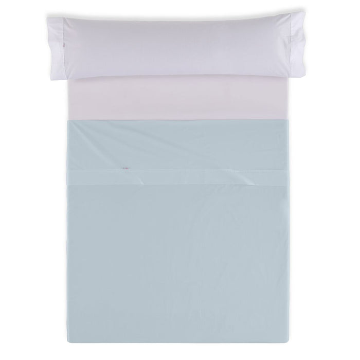 Foaie de sus Alexandra House Living Albastru Celeste 220 x 270 cm