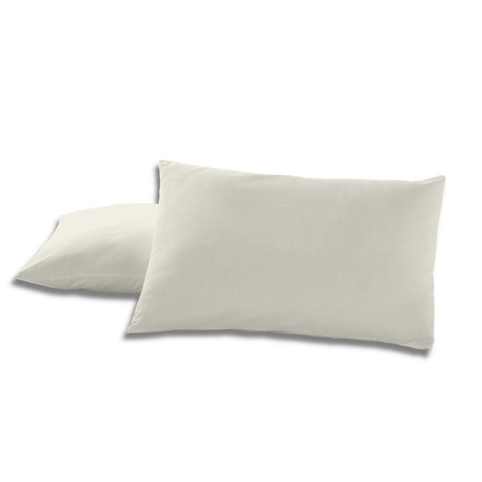 Față de pernă Alexandra House Living Crem 50 x 80 cm (2 Unități)