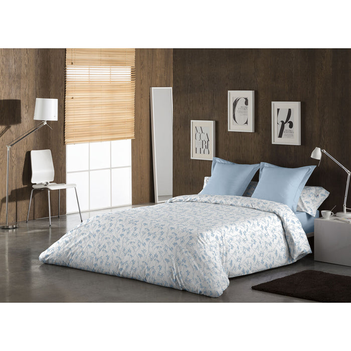 Set husă de pătură Alexandra House Living Paola Albastru Pat 180 6 Piese
