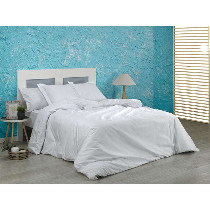 Set husă de pătură Alexandra House Living Alb Pat 105 3 Piese
