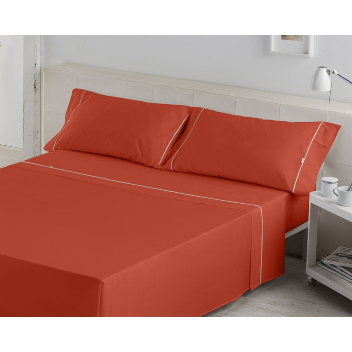 Set de foi Alexandra House Living Lengvai ruda Pat 200 4 Piese