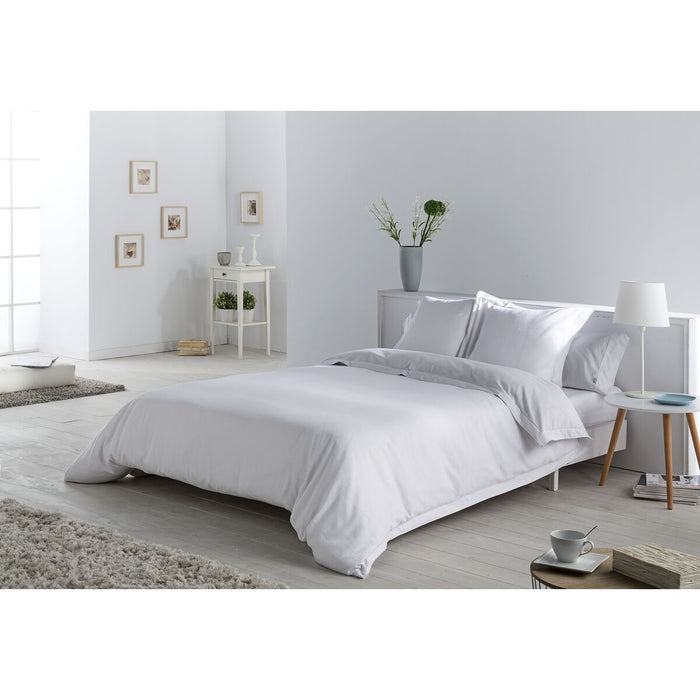 Set husă de pătură Alexandra House Living Alb Pat 105 4 Piese
