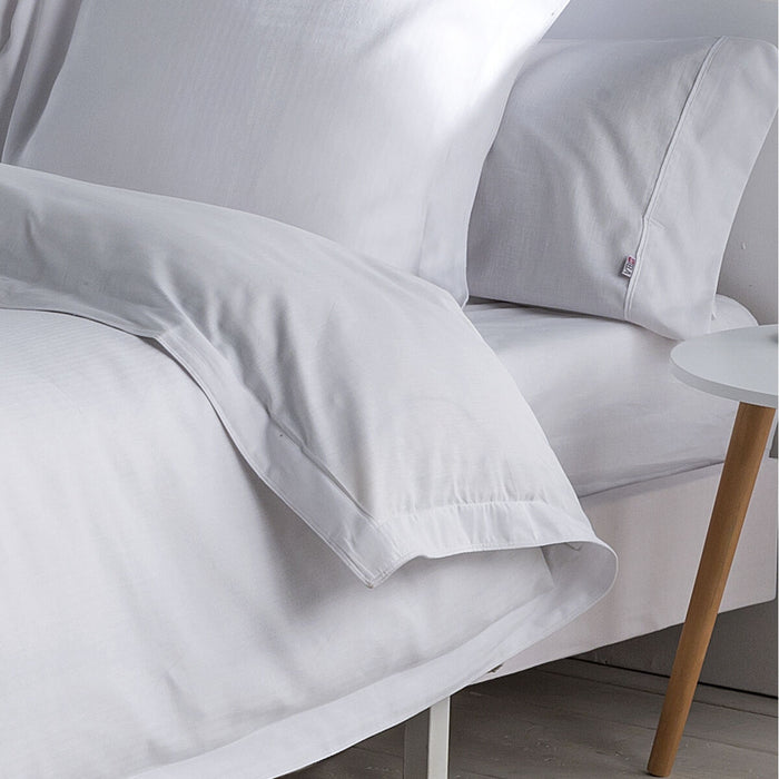 Set husă de pătură Alexandra House Living Alb Pat 105 4 Piese