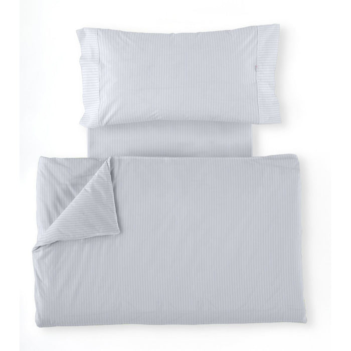 Set husă de pătură Alexandra House Living Alb Pat 105 3 Piese