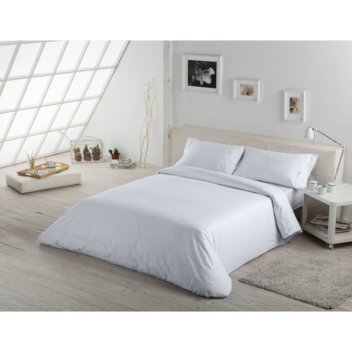 Set husă de pătură Alexandra House Living Alb Pat 180 4 Piese