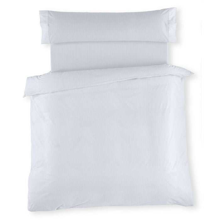 Set husă de pătură Alexandra House Living Alb Pat 135/140 3 Piese